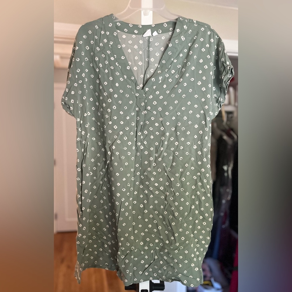 Gap Split Neck Casual Dress- Size Large